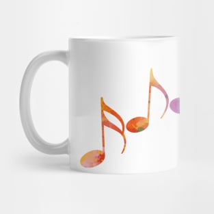 Musical notes. Mug